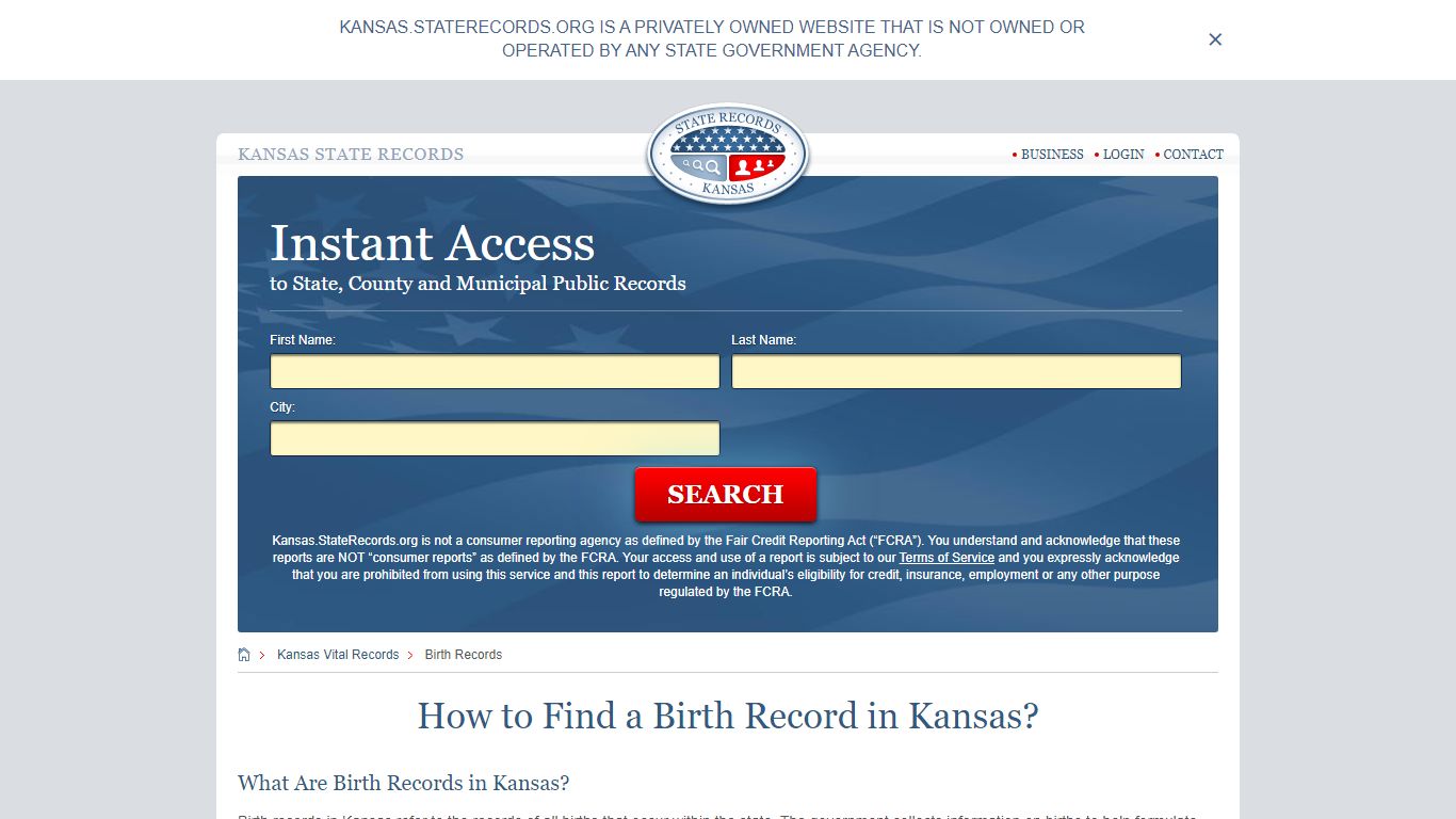 How to Find a Birth Record in Kansas?